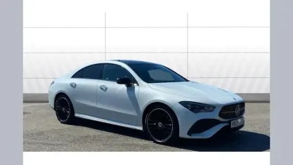 Used Mercedes CLA220 AMG line 190 HP (139 kW) 2024 White Coupe