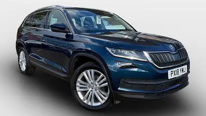 Blue Used 2018 Skoda Kodiaq SUV | £18,499 (Fair price)