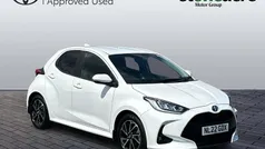 White Used 2022 Toyota Yaris Hybrid Design Hatchback | £17,500 (Fair price)