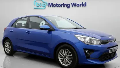 Used Kia Rio 84 HP (61 kW) 2022 Blue Hatchback