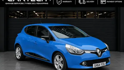 Used Renault Clio Dynamique 90 HP (66 kW) 2014 Blue Hatchback