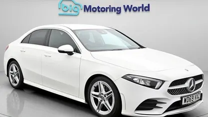 Used Mercedes A250 AMG line 224 HP (164 kW) 2020 White Sedan