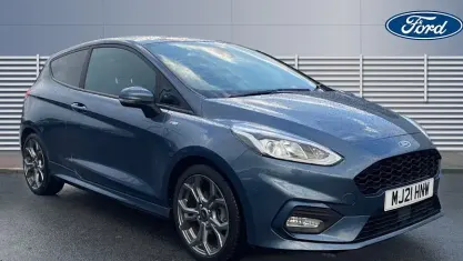 Used Ford Fiesta ST-Line 95 HP (69 kW) 2021 Blue Hatchback