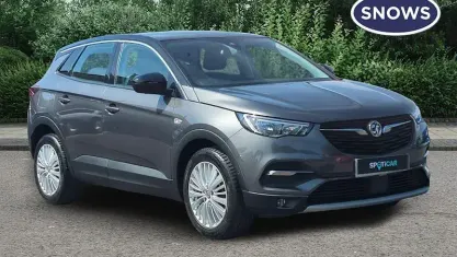 Used Vauxhall Grandland X Sport 131 HP (96 kW) 2019 Grey SUV
