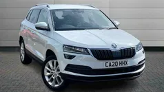 White Used 2020 Skoda Karoq SE SUV | £16,995 (Fair price)