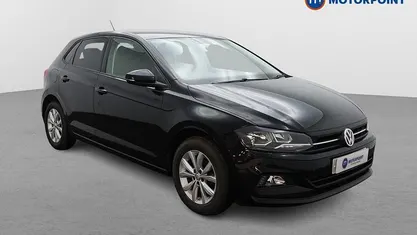 Used VW Polo Match 95 HP (69 kW) 2020 Black Hatchback
