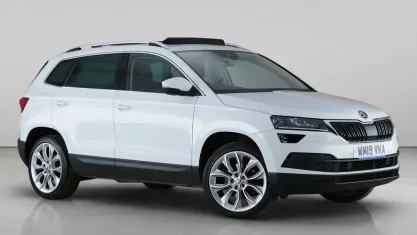 Used Skoda Karoq 150 HP (110 kW) 2019 White SUV