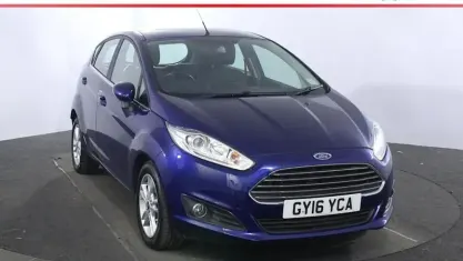 Used Ford Fiesta Zetec 101 HP (74 kW) 2016 Blue Hatchback