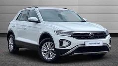 White Used 2022 VW T-Roc Life SUV | £18,908 (Fair price)