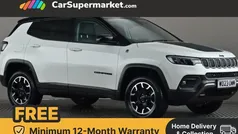 White/black Used 2023 Jeep Compass Trailhawk SUV | £16,697 (Fair price)
