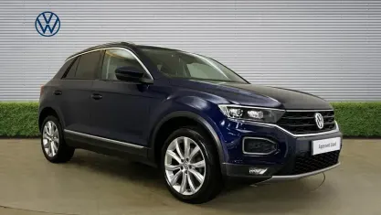 Second-hand VW T-Roc SEL 150 CP (110 kW) 2020 Albastru SUV