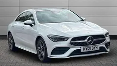 White Used 2021 Mercedes CLA220 AMG Line Premium Plus Sedan | £23,695 (Fair price)