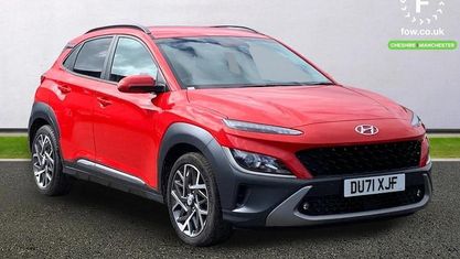 Begagnad Hyundai Kona Premium 141 HK (103 kW) 2021 Röd SUV
