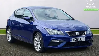 Used Seat Leon FR 180 HP (132 kW) 2018 Blue Hatchback