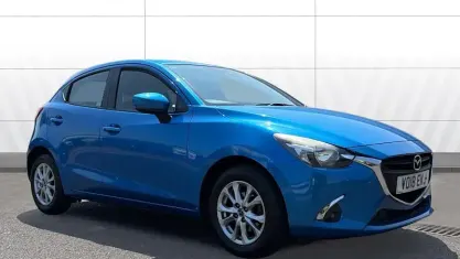 Used Mazda 2 90 HP (66 kW) 2018 Blue Hatchback