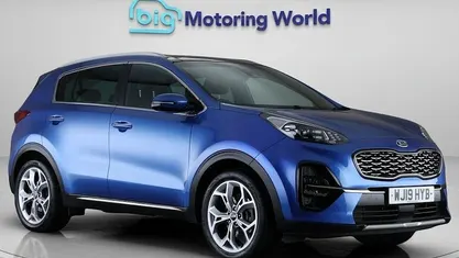 Used Kia Sportage GT-Line S 136 HP (100 kW) 2019 Blue SUV
