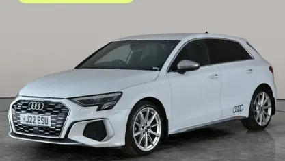Begagnad Audi S3 Sportback Advanced 310 HK (228 kW) 2022 Vit Halvkombi