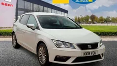 White Used 2018 Seat Leon SE Dynamic Hatchback | £9,720 (Fair price)