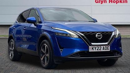 Begagnad Nissan Qashqai N-Connecta 140 HK (102 kW) 2022 Blå SUV