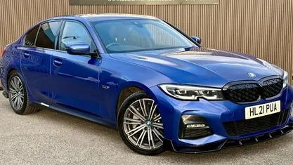 Blue Used 2021 BMW 330e M Sport Sedan | £16,990 (Good price)