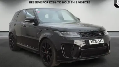Used Land Rover Range Rover Sport SVR 575 HP (422 kW) 2019 Black SUV