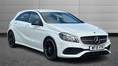 White Used 2018 Mercedes A160 AMG line Hatchback | £13,395 (Fair price)