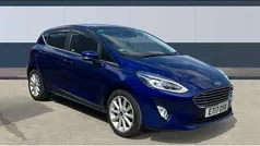 Blue Used 2017 Ford Fiesta Titanium Hatchback | £9,872 (Fair price)