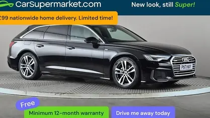 Used Audi A6 S-Line 204 HP (150 kW) 2021 Black Estate