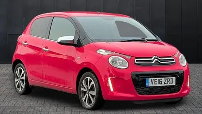 Used Citroën C1 Flair 82 HP (60 kW) 2016 Red Hatchback