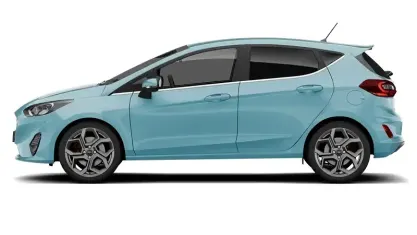 Used Ford Fiesta Zetec 101 HP (74 kW) 2018 Blue Hatchback