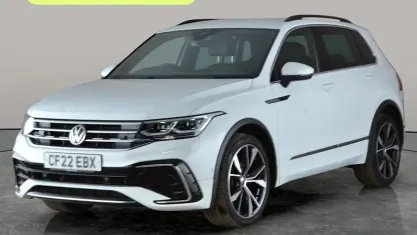 Used VW Tiguan R-line 150 HP (110 kW) 2022 White SUV