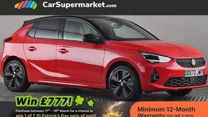 Used Vauxhall Corsa-e Edition 100 kW (136 HP) 2022 Red Hatchback