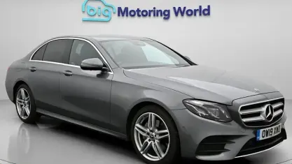 Used Mercedes E220 AMG line 194 HP (142 kW) 2019 Grey Sedan
