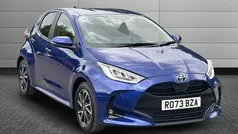 Blue Used 2023 Toyota Yaris Hybrid Design Hatchback | £18,550 (Fair price)