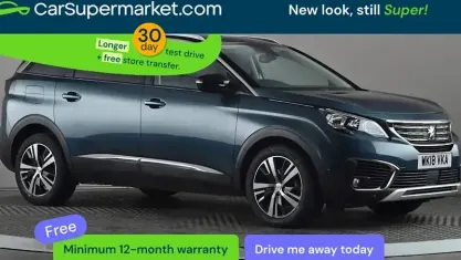 Begagnad Peugeot 5008 Allure 131 HK (96 kW) 2018 Grön SUV