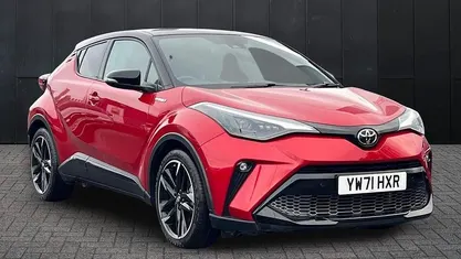 Red/black Used 2021 Toyota C-HR Sport SUV | £19,495 (Fair price)