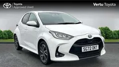 White Used 2022 Toyota Yaris Hybrid Design Hatchback | £18,312 (Fair price)