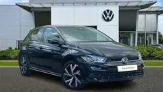 Deep black Used 2022 VW Polo R-line Hatchback | £16,443 (Fair price)