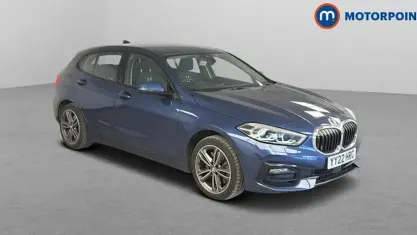 Used BMW 120 Sport Line 190 HP (139 kW) 2021 Blue Hatchback