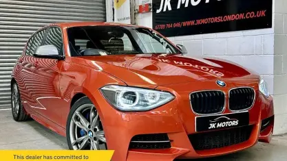 Used BMW M135 M Performance 320 HP (235 kW) 2014 Orange Hatchback