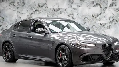 Grey Used 2022 Alfa Romeo Giulia Quadrifoglio Sedan | £47,489 (Fair price)