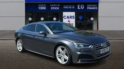 Used Audi A5 Sportback S-Line 150 HP (110 kW) 2019 Grey Hatchback