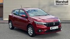 Red Used 2022 Dacia Sandero Comfort Hatchback | £10,762 (Fair price)
