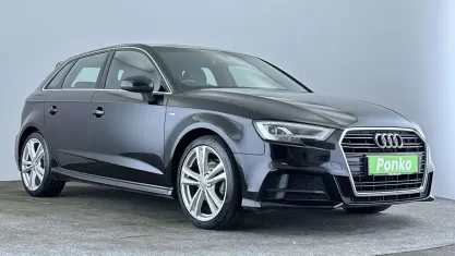 Used Audi A3 Sportback S-Line 150 HP (110 kW) 2016 Black Hatchback