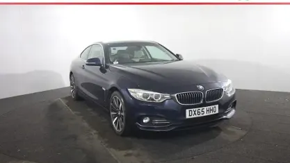 Used BMW 420 Luxury Line 190 HP (139 kW) 2015 Blue Coupe
