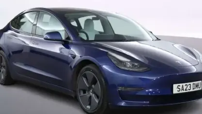 Used Tesla Model 3 Long Range AWD 366 kW (498 HP) 2023 Blue Sedan