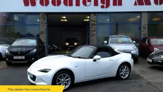 White Used 2017 Mazda MX5 Cabriolet | £11,995 (Fair price)