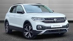 Pure white Used 2023 VW T-Cross Black Edition SUV | £18,395 (Fair price)