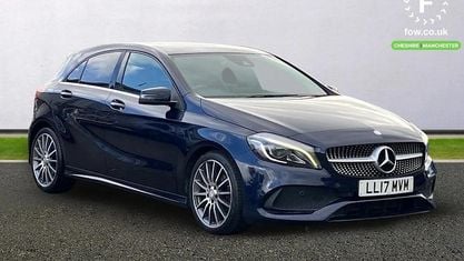 Używany Mercedes A200 AMG Line Premium 156 KM (114 kW) 2017 Niebieski Hatchback