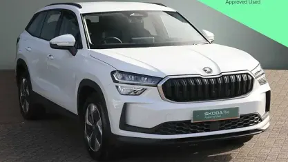Used Skoda Kodiaq SE 150 HP (110 kW) 2025 Moon white metallic SUV